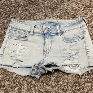 American Eagle shortie shorts
